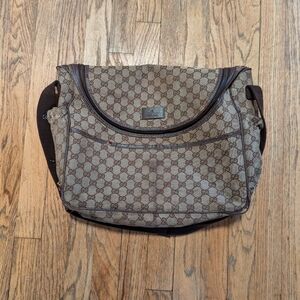 Vintage Gucci Diaper Bag / Messenger Bag